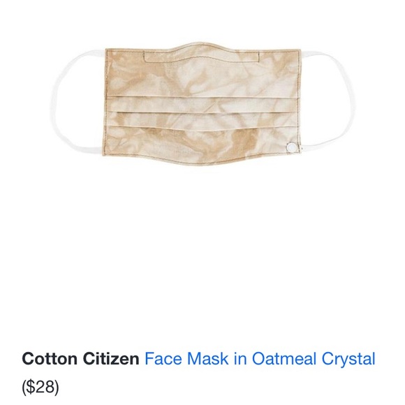Cotton citizens oatmeal crystal face mask - Picture 4 of 9